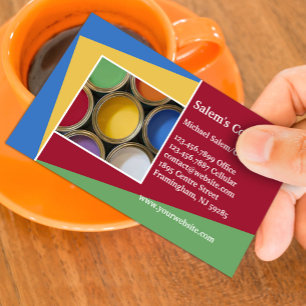 Visita Tarjeta de presentación de pintura