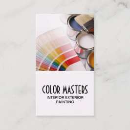 Visita Tarjeta de presentación de pintura para la constru