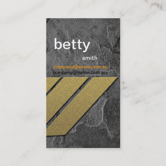 Visita Tarjeta de presentación de pizarra (Anverso)