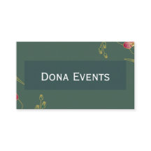 Tarjeta de Presentación de Planificador de Bodas