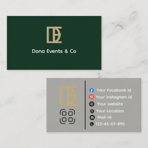 Visita Tarjeta de Presentación de Planificador de Bodas E