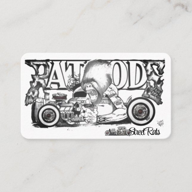 Visita Tarjeta de presentación de plantilla (Anverso)