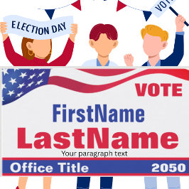 Visita Tarjeta de presentación de plantilla de campaña de