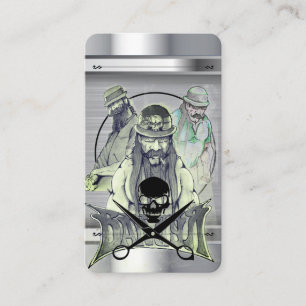 Visita Tarjeta de presentación de plantillas de barberos