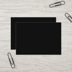 Visita Tarjeta de presentación de poder negro