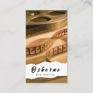 Visita Tarjeta de presentación de Productor de Director d