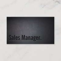 Tarjeta de presentación de Professional Black Sale