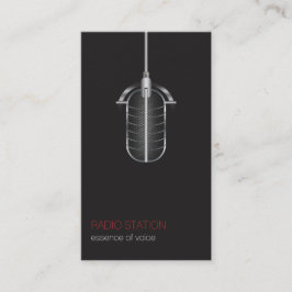 Visita Tarjeta de presentación de radiodifusión