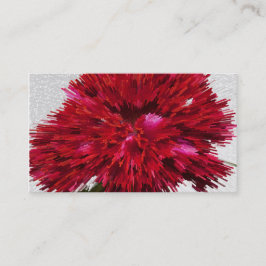 Visita Tarjeta de presentación de rayos abstractos rojos