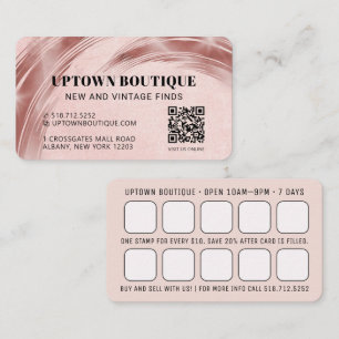 Visita Tarjeta de presentación de recompensa de código QR