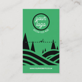 Visita Tarjeta de presentación de recorte de árbol v2