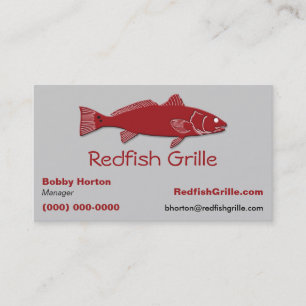 Visita Tarjeta de presentación de Redfish Grille