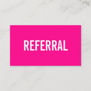 Visita Tarjeta de presentación de referencia minimalista