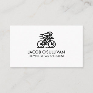 Visita Tarjeta de presentación de reparación de bicicleta