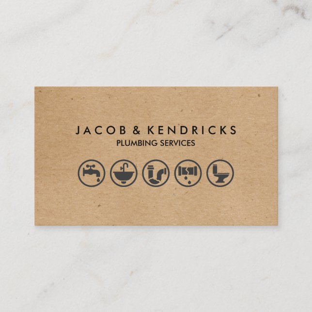 Visita Tarjeta de presentación de reparación de hogar de  (Anverso)