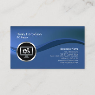 Visita Tarjeta de presentación de reparación de PC Icono 