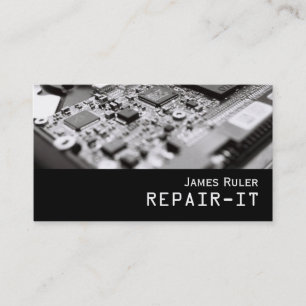 Visita Tarjeta de presentación de reparación electróni