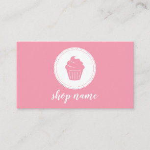 Visita Tarjeta de presentación de repostería de cupcakes