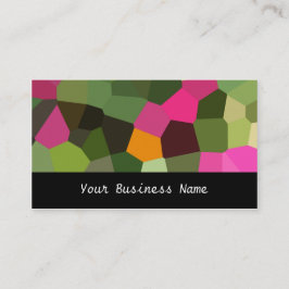 Visita Tarjeta de presentación de resumen naranja, rosa, 