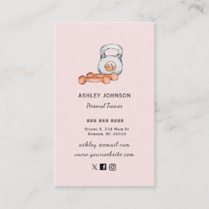 Visita Tarjeta de presentación de Rubor Fitness Trainer p