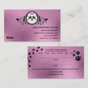 Visita Tarjeta de presentación de Salon Perro Perro