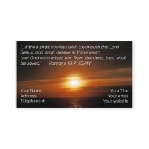 Tarjeta de presentación de salvamento