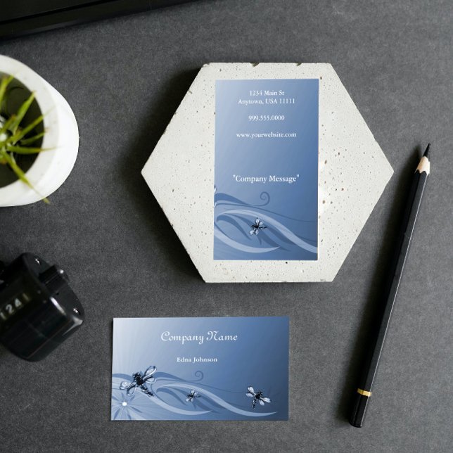 Visita Tarjeta de presentación de Sapphire Dragonflies (Sapphire Dragonflies Business Card)
