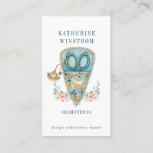 Tarjeta de presentación de Seamstress Tailor