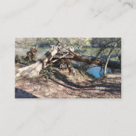 Visita Tarjeta de presentación de servicios de árbol