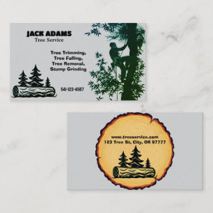 Visita Tarjeta de presentación de servicios de árbol de l