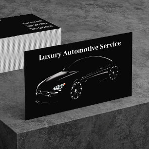 Visita Tarjeta de presentación de servicios de automóvile
