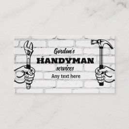 Visita Tarjeta de presentación de Servicios de Handyman