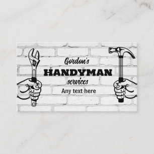 Visita Tarjeta de presentación de Servicios de Handyman