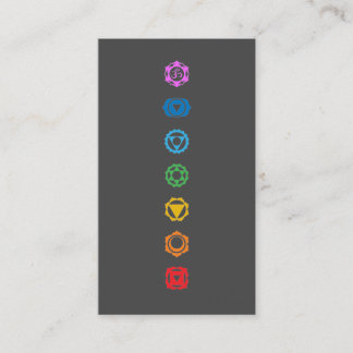 Visita Tarjeta de presentación de símbolo Chakra - Energí