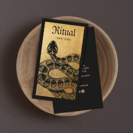 Visita Tarjeta de presentación de Snack Gold Serpent