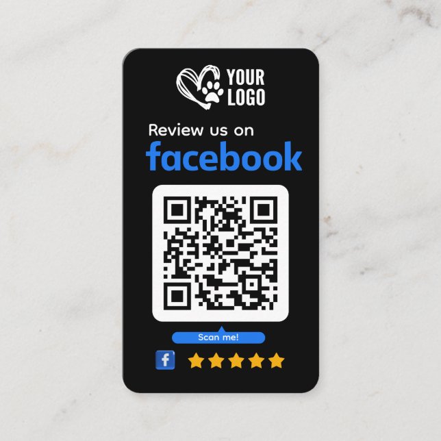 Visita Tarjeta de presentación de solicitud de revisión d (Anverso)