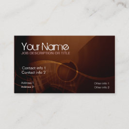 Visita Tarjeta de presentación de sonidos de chocolate