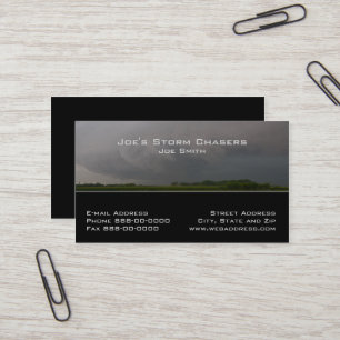 Visita Tarjeta de presentación de Storm Chaser