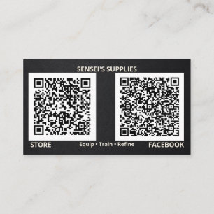 Visita Tarjeta de Presentación de Suministros del Sensei