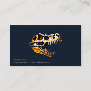 Visita Tarjeta de presentación de T Rex Skull