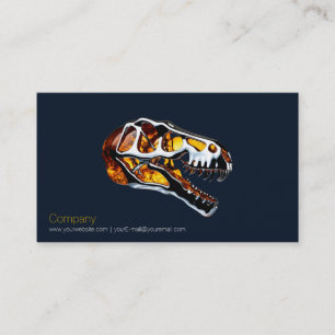 Visita Tarjeta de presentación de T Rex Skull