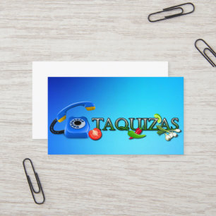 Visita Tarjeta de presentación de Taquizas