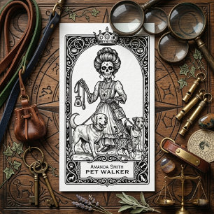 Visita Tarjeta de presentación de Tarot Místico Boho Cala