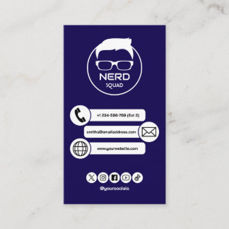 Visita Tarjeta de presentación de técnico informático ner