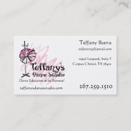 Visita Tarjeta de presentación de Teffany's Dance Studio 