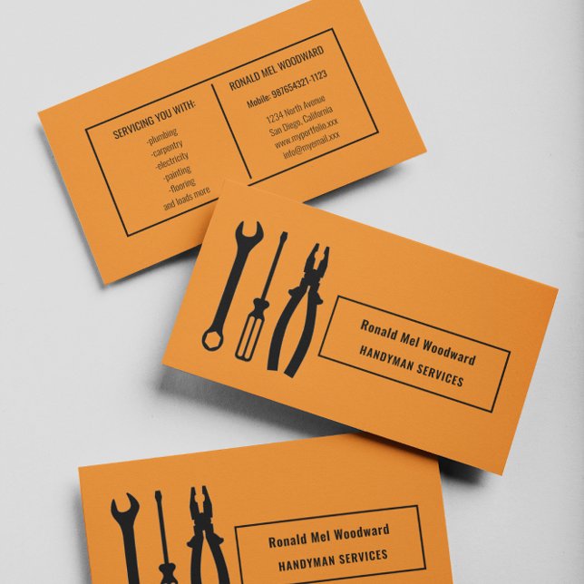Visita Tarjeta de presentación de Terracotta Tool Handyma (Subido por el creador)