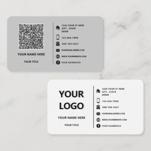 Visita Tarjeta de presentación de texto del logotipo Info