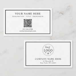 Visita Tarjeta de presentación de texto personalizado con