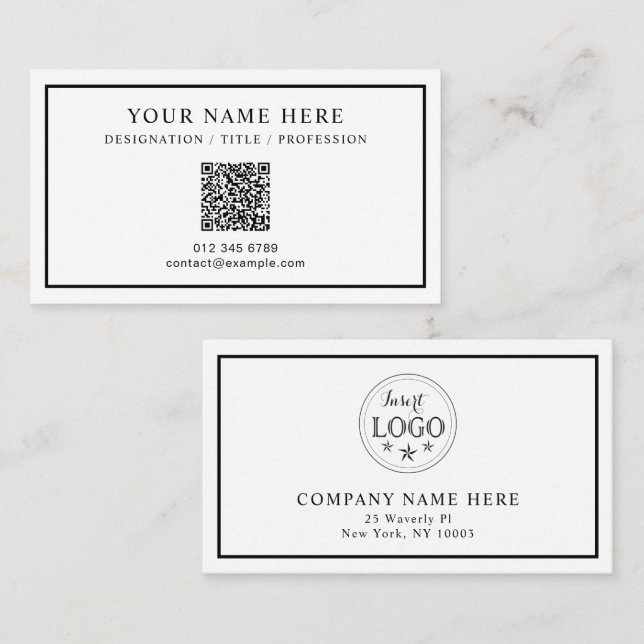 Visita Tarjeta de presentación de texto personalizado con (Anverso / Reverso)