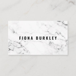 Visita Tarjeta de presentación de textura de mármol minim